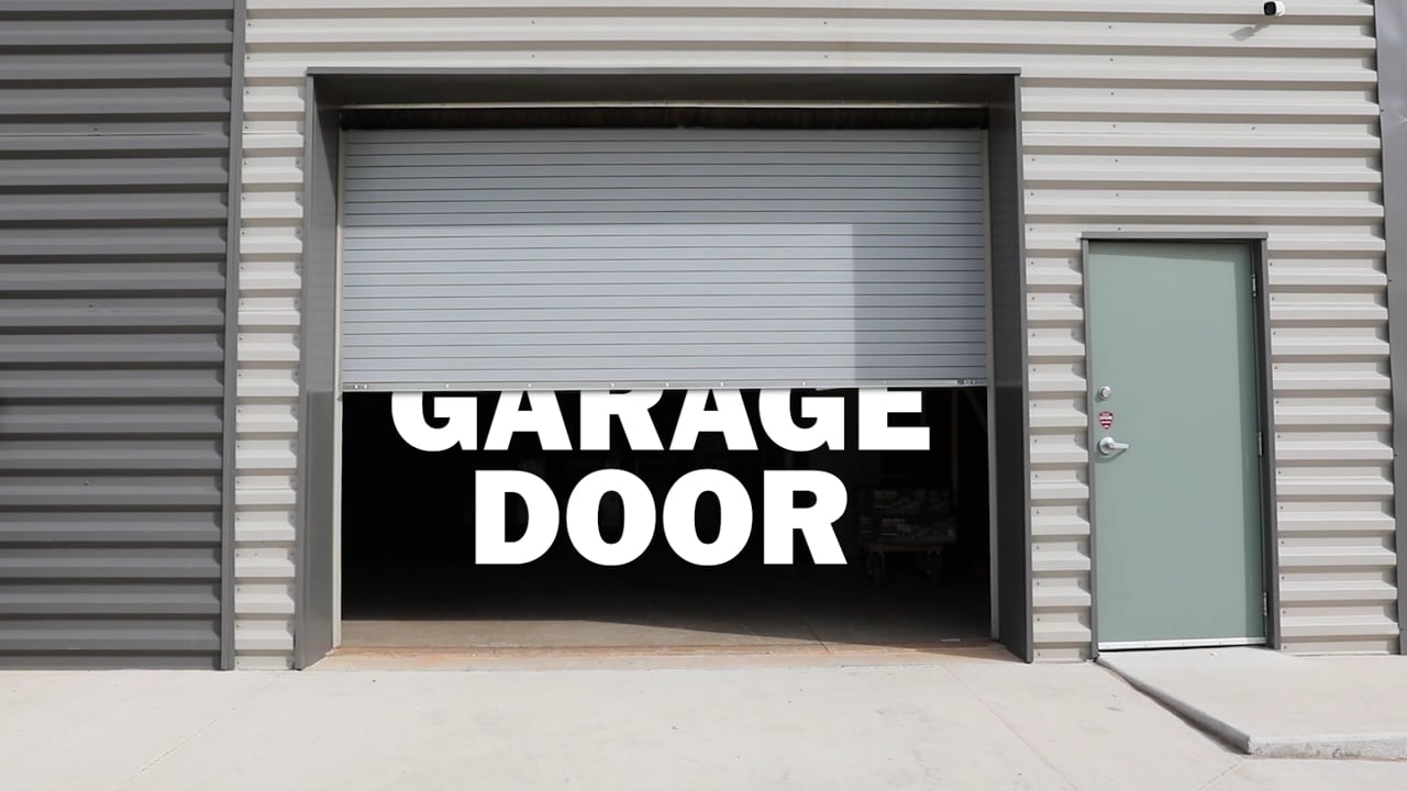 The Studio Addy's Spot, Garage Door